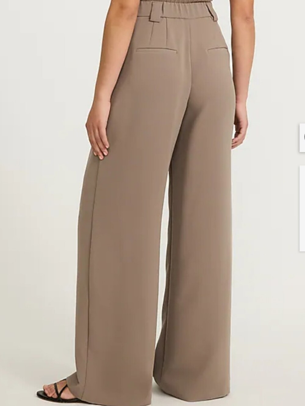 Express High Rise Wide Leg Trousers - Picture 3 of 14